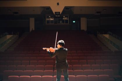 Lone Violinist